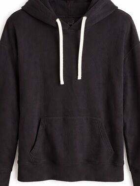 Buffalo David Bitton Black Lightweight Hoodie Pullover Long Sleeve - Size Large